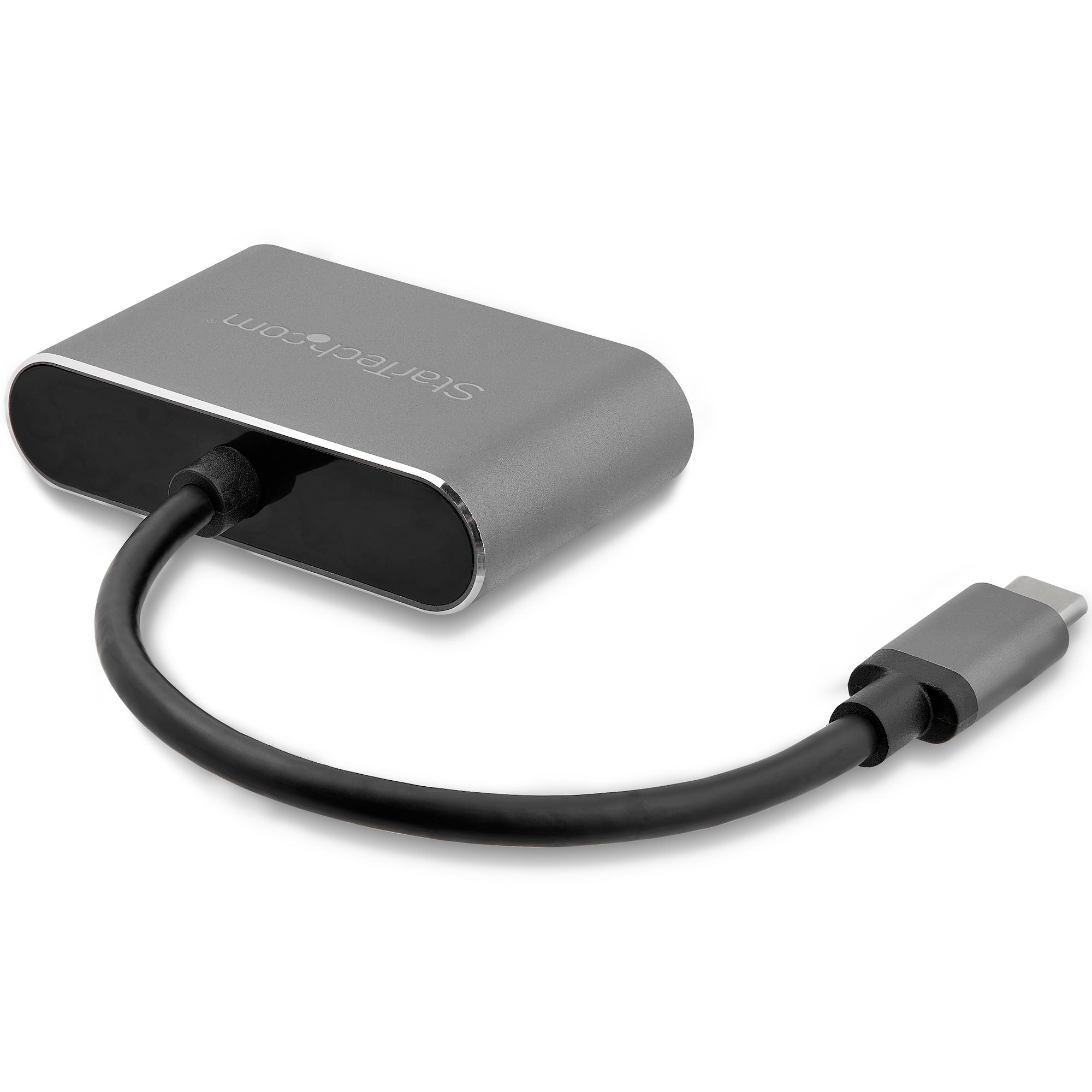 StarTech USB-C Multiport Adapter, HDMI, VGA, Dual Display, Aluminum, 3Yr