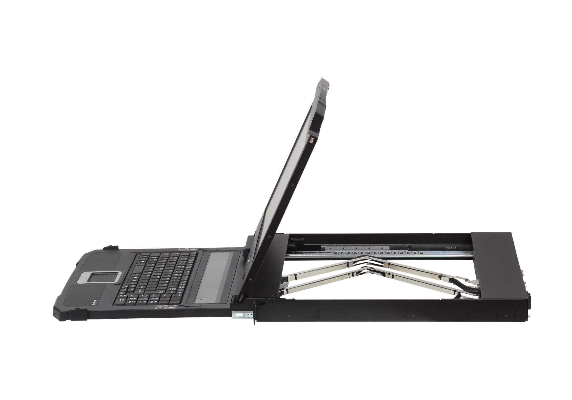 Aten Rackmount Dual Rail LCD Console VGA,HDMI,DVI & USB w/ 18.5' LCD Display, 1x Custom KVM Cable Included