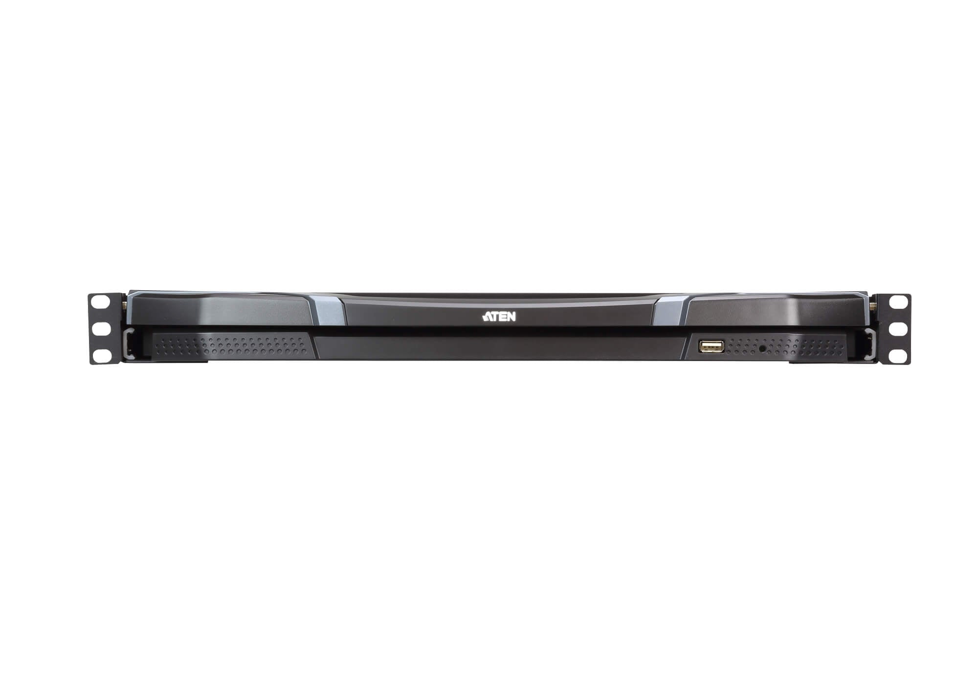 Aten Rackmount Dual Rail LCD Console VGA,HDMI,DVI & USB w/ 18.5' LCD Display, 1x Custom KVM Cable Included