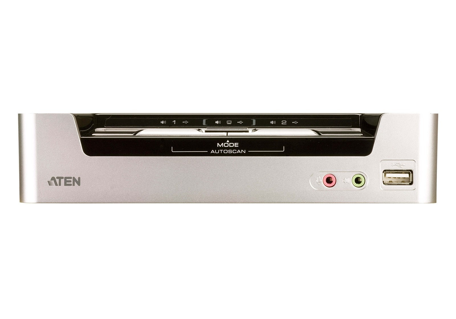 Aten Desktop KVMP Switch 2 Port Single Display HDMI w/ Dolby HD audio, 2x Custom KVM Cables Included, 2x USB Port