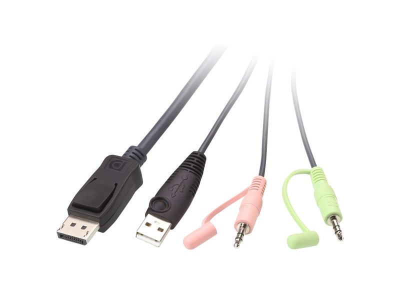 ATEN 2-Port USB DisplayPort Cable KVM Switch