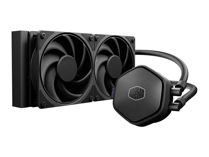 Cooler Master MasterLiquid Atmos II Stealth 240mm All-Black Non-LED AIO Liquid CPU Cooler
