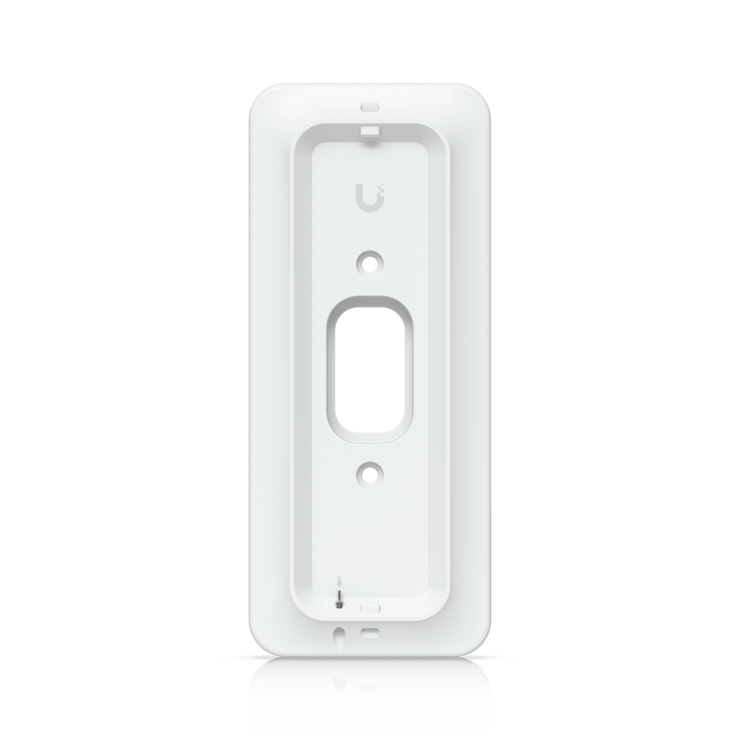 Ubiquiti G4 Doorbell Pro PoE Gang Box Mount, White,Secure, Flat/ 25° Angled Wedge Angled Mounting Plate, Compatible NHU-UVC-G4-DBELL-POE