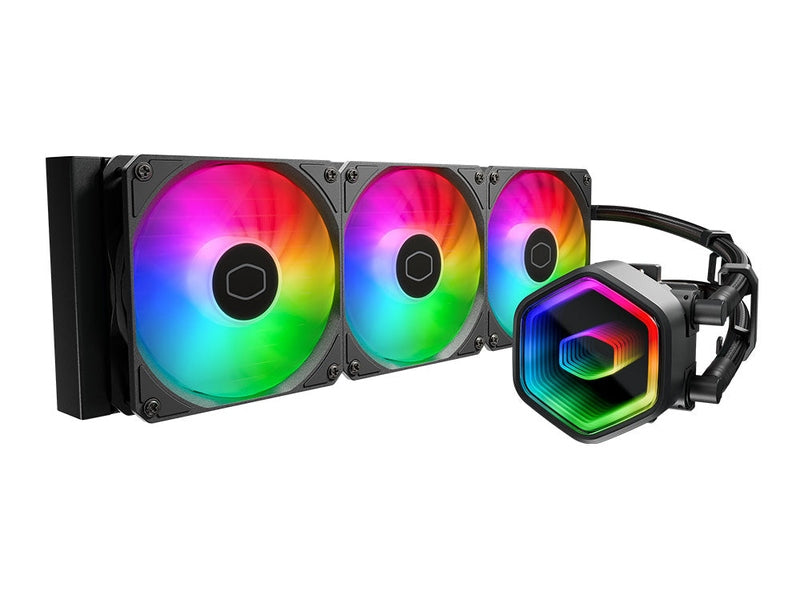 Cooler Master MasterLiquid ML360L ARGB, Triple 120mm ARGB Fans, Dual Chamber Pump, 5-Year Warranty