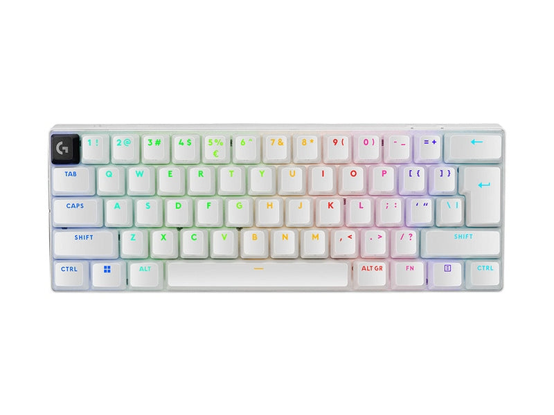 Logitech G PRO X 60 Lightspeed RGB Wireless Gaming Keyboard - White 920-011935