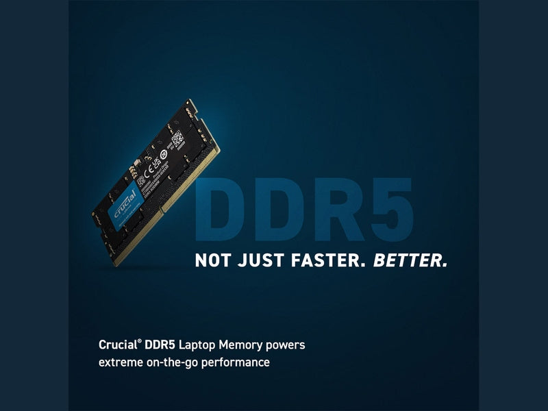 Crucial 32GB 2x16GB DDR5 4800MHz SODIMM Memory