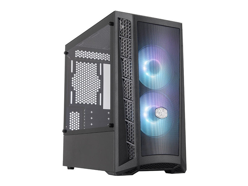 Cooler Master MasterBox MB311L ARGB, mATX, Fine Mesh Front Panel, Tempered Glass Side Panel