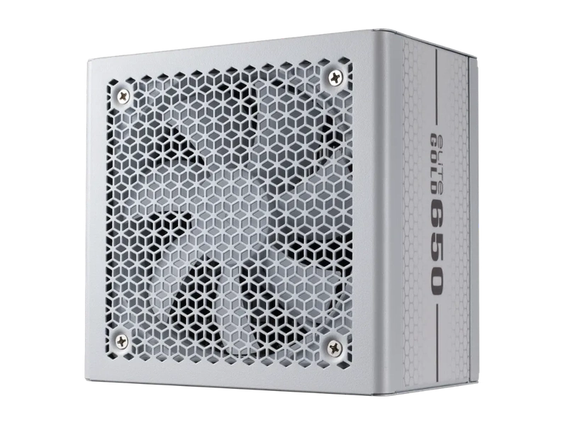 Cooler Master Elite Gold 650 650W 80+ Gold Fully Modular ATX 3.1 Power Supply - White Edition