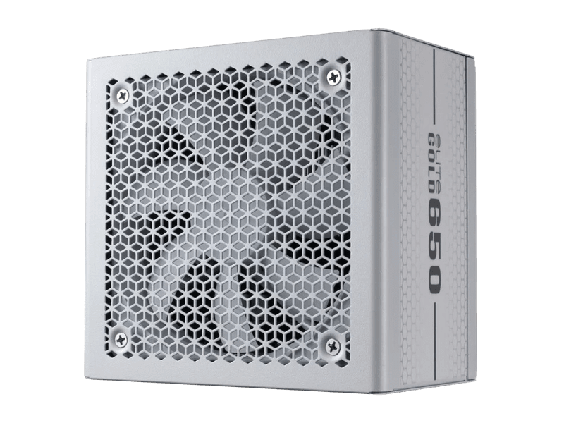 Cooler Master Elite Gold 650 650W 80+ Gold Fully Modular ATX 3.1 Power Supply - White Edition