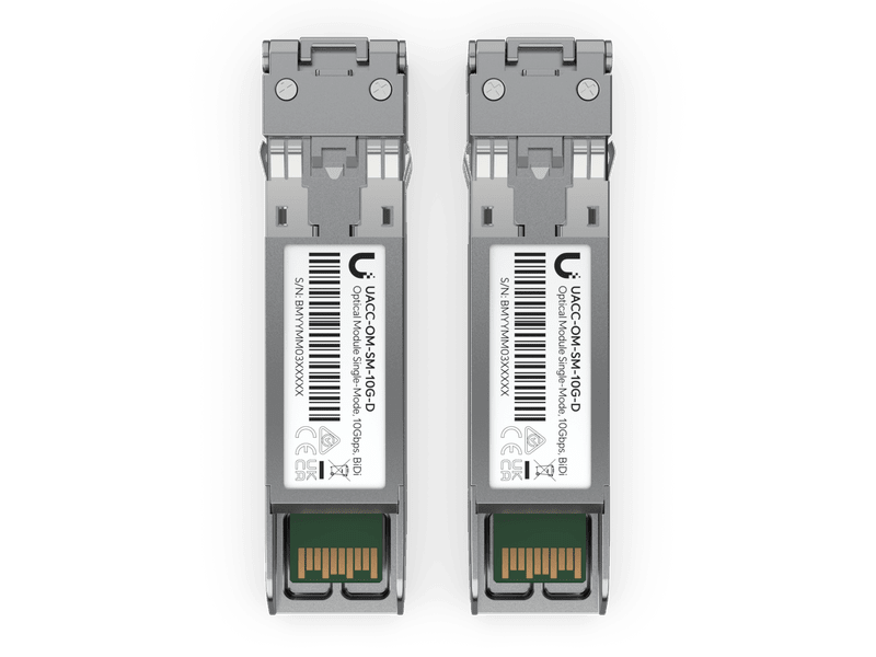 Ubiquiti UniFi 2 Pack Orgional UI Pack , 10 Gbps Single-Mode Optical Module,Single-mode, Fiber Transceiver, Duplex LC Connect, Up to 10 km