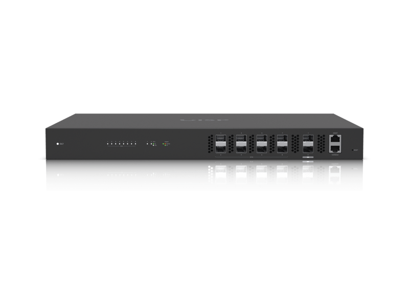 Ubiquiti UFiber OLT, Eight-port GPON Optical Line Terminal OLT , To Manage Fiber Internet Service, Up 1,024 Clients 128 per port ,