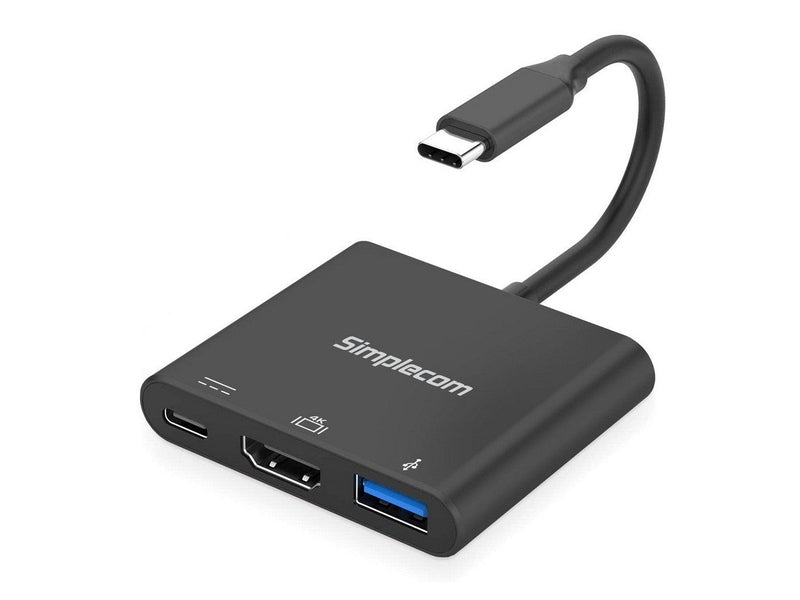 Simplecom DA310 USB 3.1 Type C to HDMI USB 3.0 Adapter with PD Charging Support DP Alt Mode and Nintendo Switch