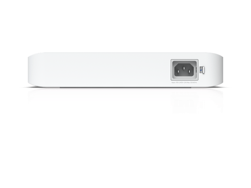 Ubiquiti UniFi Network, Switch, 8-Port, POE 120W, 6 GbE PoE+ Ports, 2 GbE PoE++ Ports, 2 10G SFP+ Ports, Layer 3, Wall Mount,