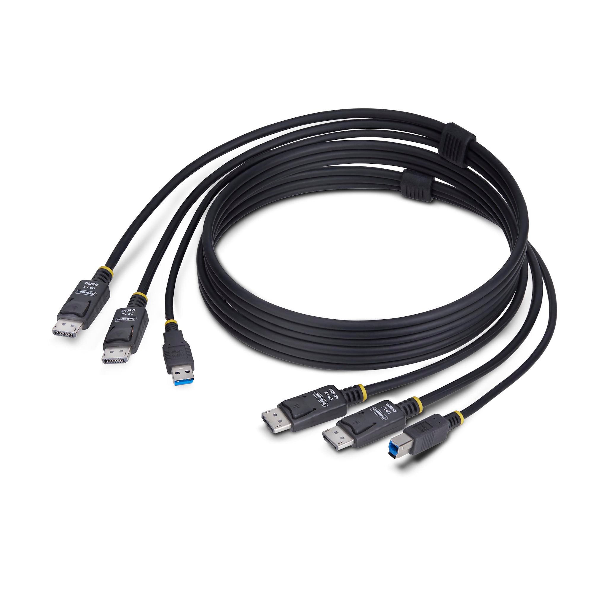 StarTech 1.8M Dual-Displayport And USB 5Gbps KVM Cable, 2 Yr