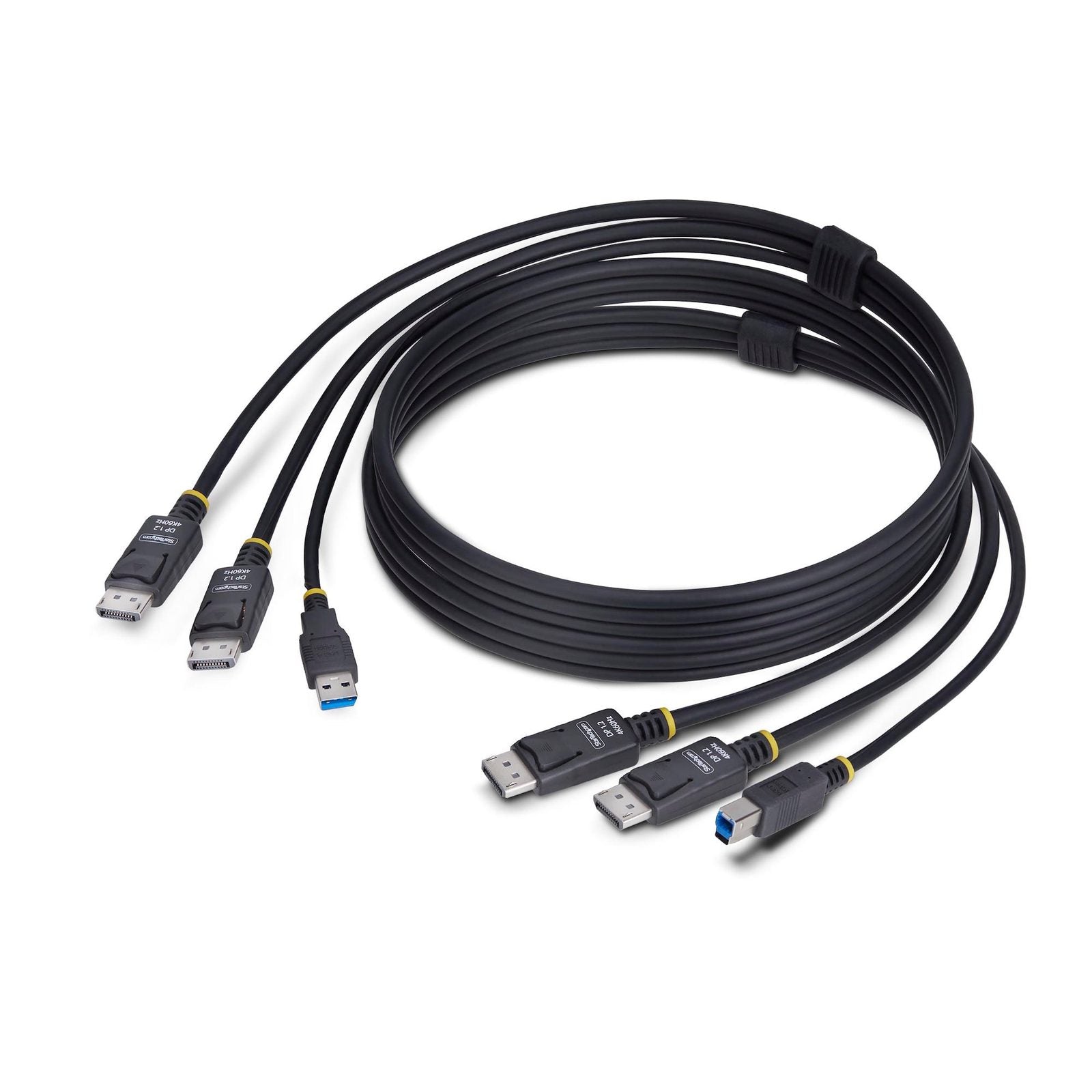 StarTech 1.8M Dual-Displayport And USB 5Gbps KVM Cable, 2 Yr