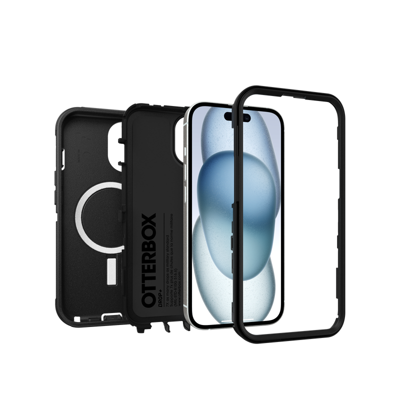 OtterBox Defender MagSafe Apple iPhone 16e/ iPhone 15/ iPhone 14/ iPhone 13 6.1' Case Black