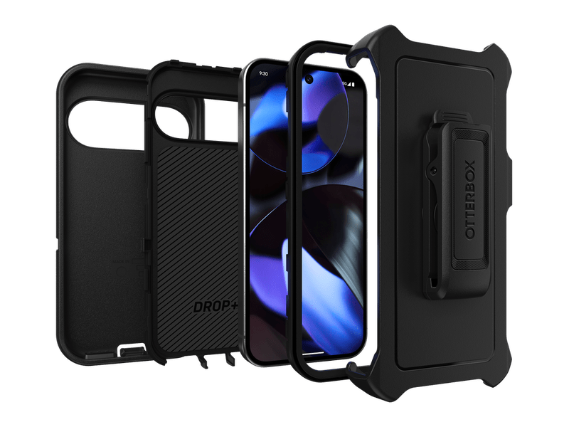 OtterBox Defender Google Pixel 9/Pixel 9 Pro 6.3' Case Black
