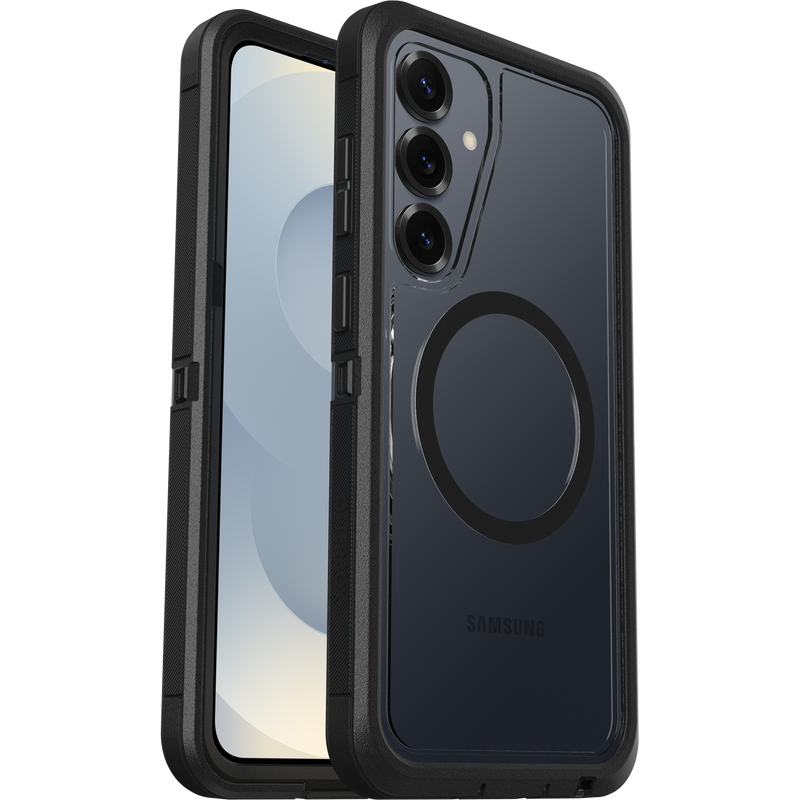 OtterBox Defender XT Clear Magnets Samsung Galaxy S25+ 5G 6.7' Case Dark Side Clear/Black