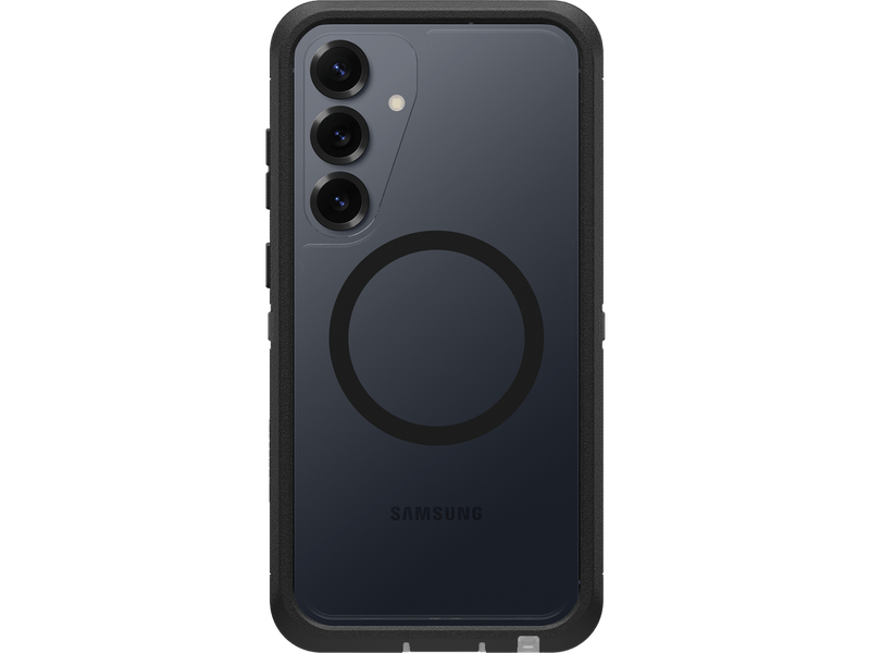 OtterBox Defender XT Clear Magnets Samsung Galaxy S25 5G 6.2' Case Dark Side Clear/Black