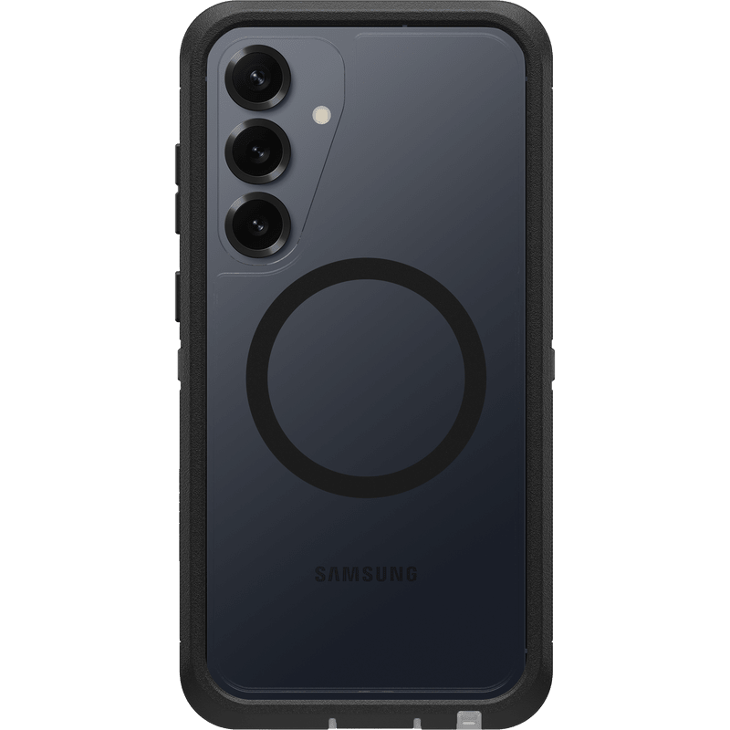 OtterBox Defender XT Clear Magnets Samsung Galaxy S25+ 5G 6.7' Case Dark Side Clear/Black