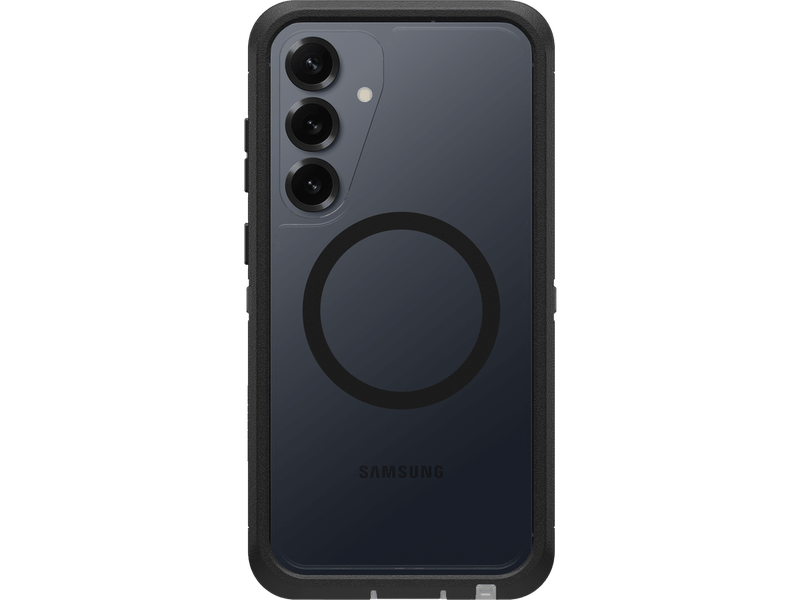 OtterBox Defender XT Clear Magnets Samsung Galaxy S25+ 5G 6.7' Case Dark Side Clear/Black
