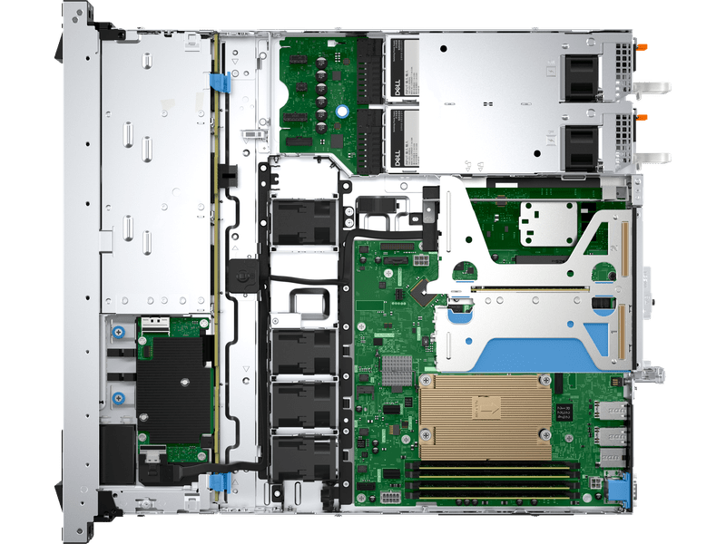 Dell PowerEdge R360 1U Rack Server, Intel E-2414 / 16GB / H355, 1.2TB HDD SAS 8-Bay 2.5” 600W 3YPS