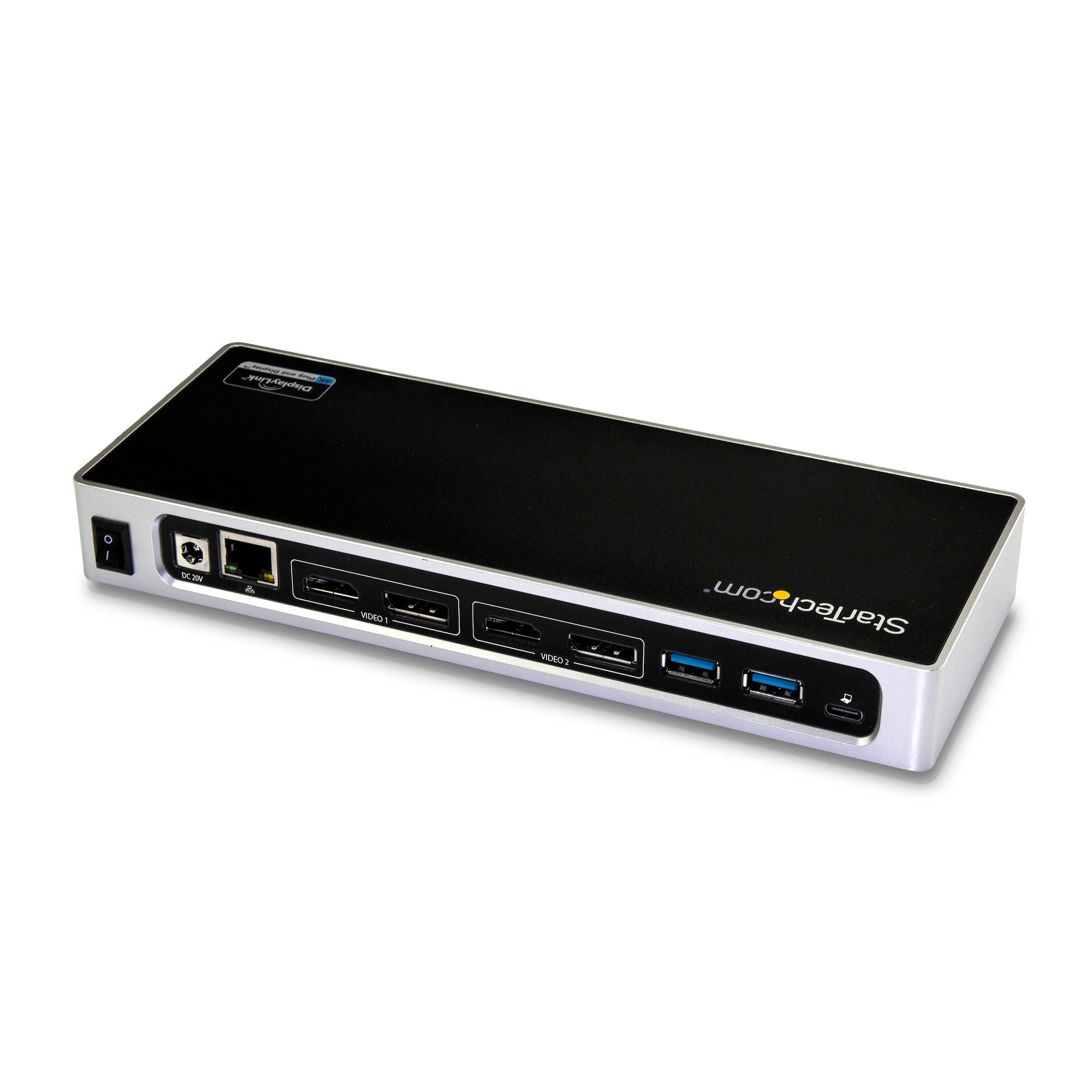 StarTech USB-C USB-A Hybrid 4K Dock, Dual Display,HDMI 2 ,Dp 2 ,USB 6 ,USB-C,No Pd,3Yr