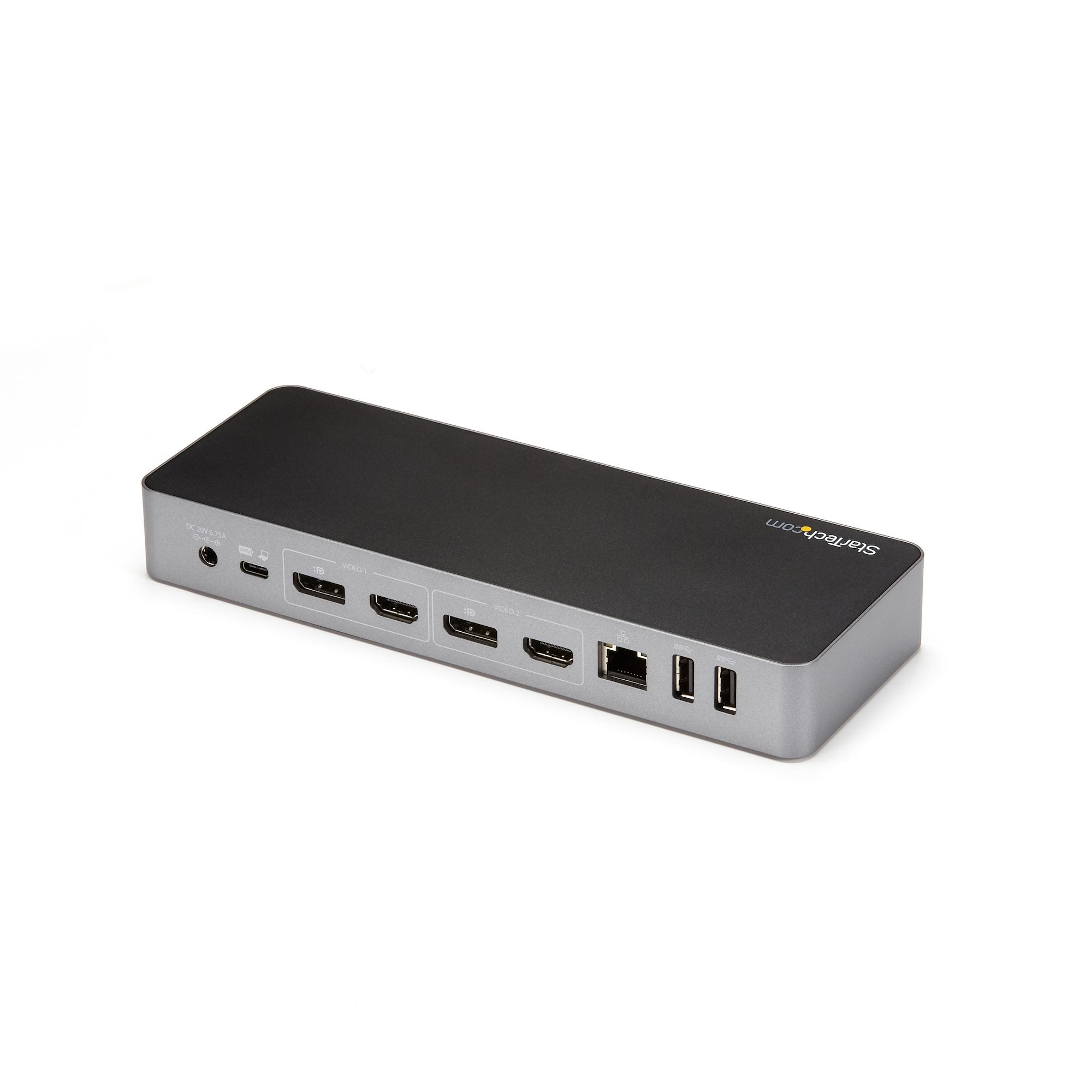 StarTech USB-C USB-A Hybrid 4K Dock, Dual Display, DP 2 , HDMI 2 , USB 3 , 60W, 3Yr