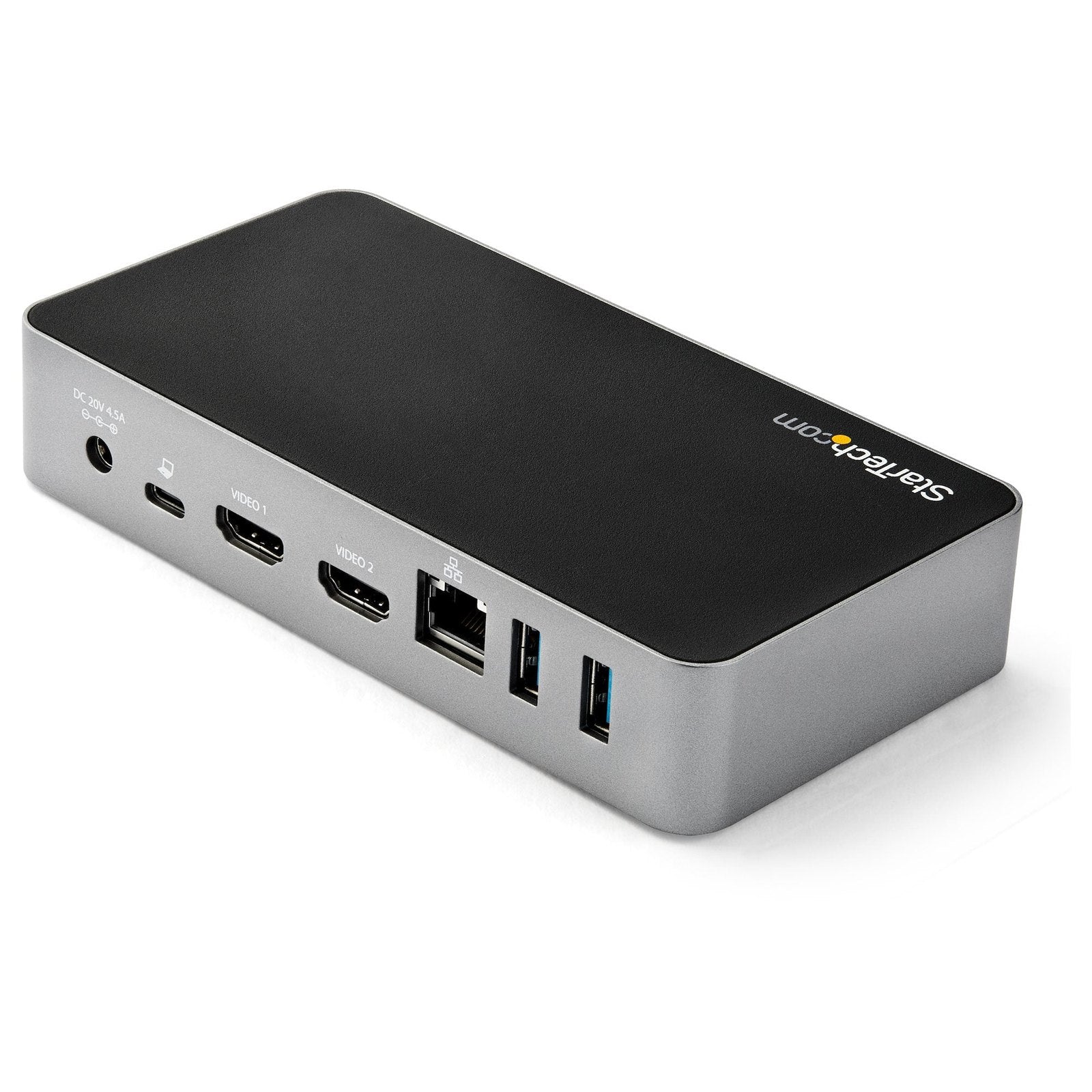 StarTech USB-C Dock, Dual Display, 65W, HDMI, USB 3 , RJ45, 3Yr