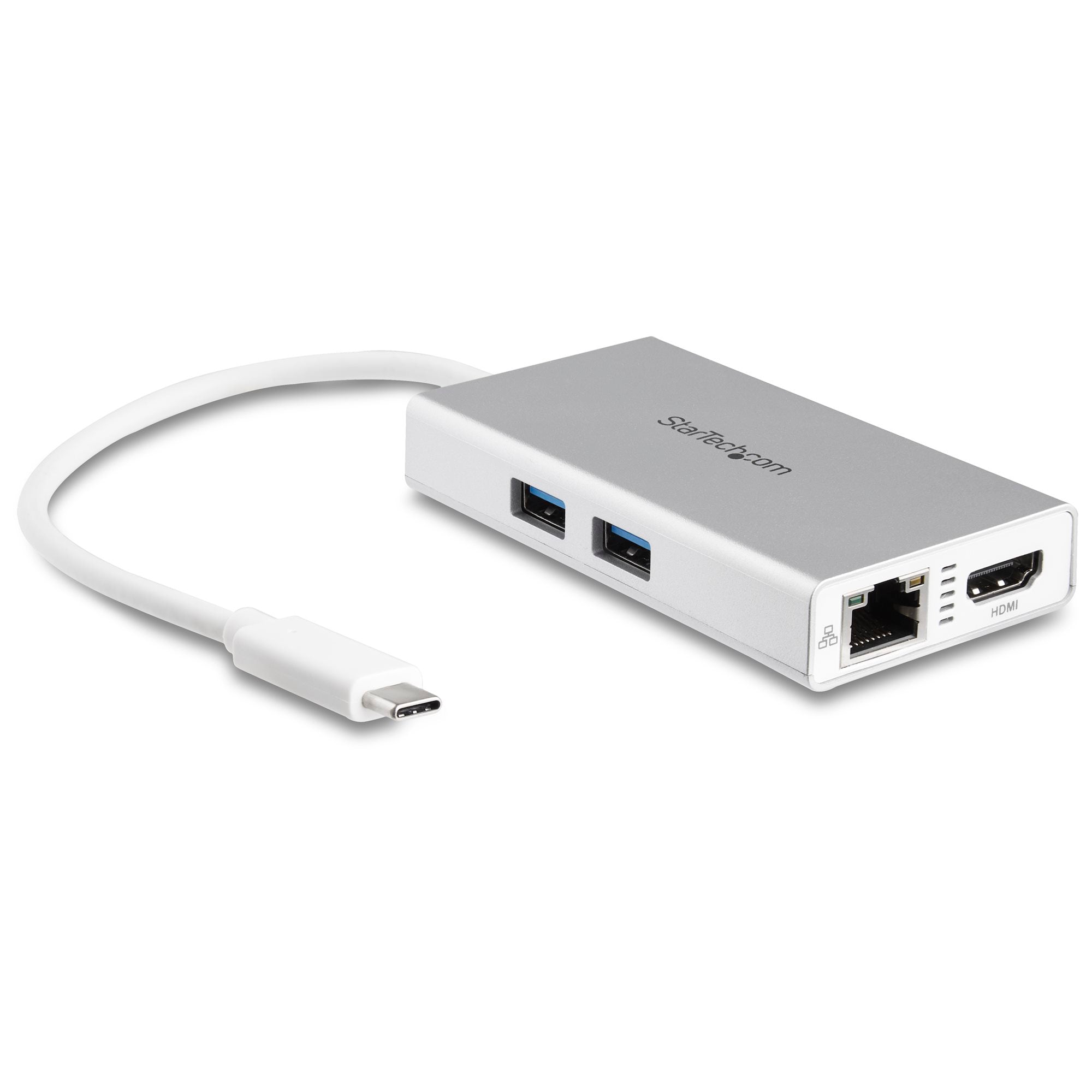 StarTech USB-C Multiport Adapter, 4K, HDMI, GbE, USB 2 , Single Display, 48W, 3Yr