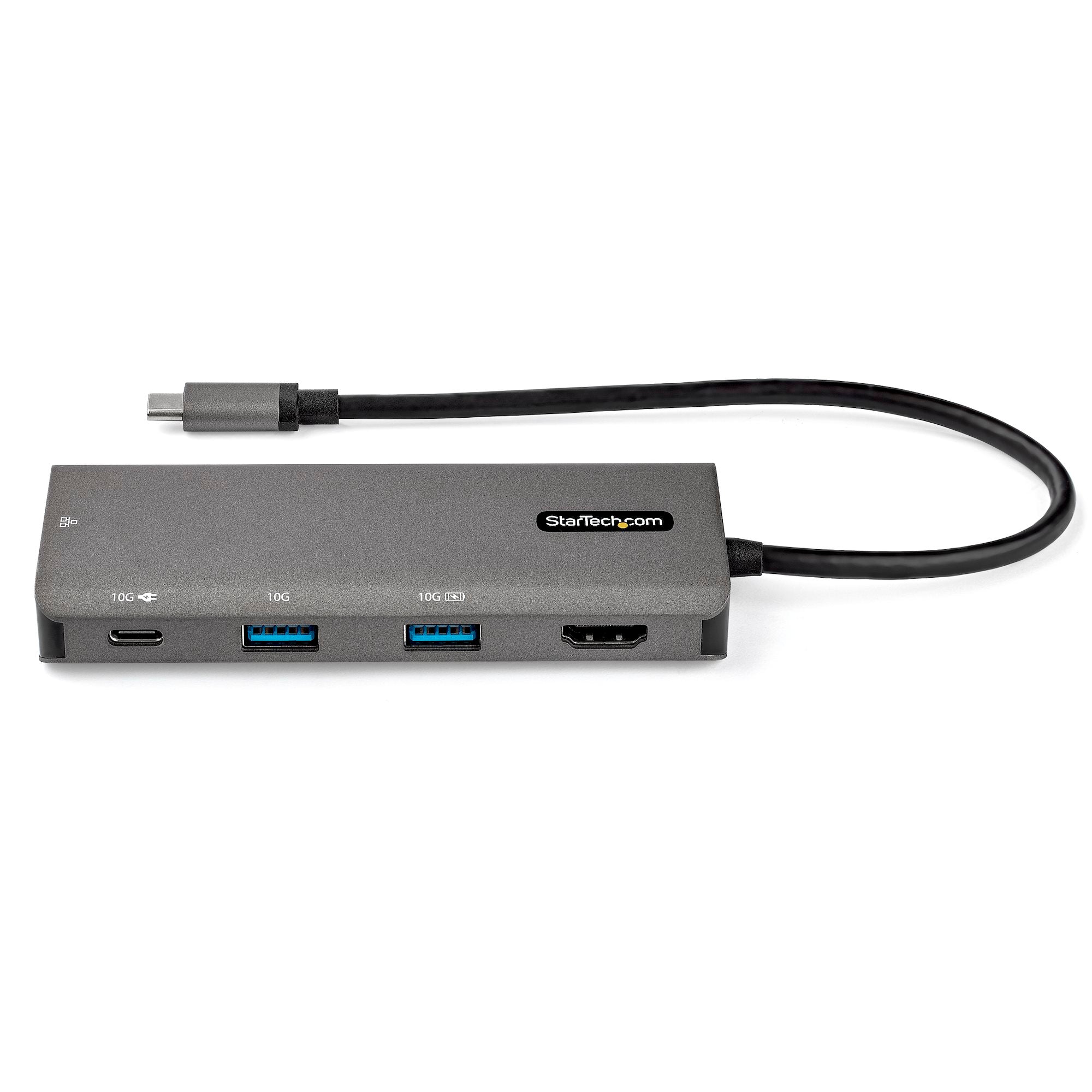 StarTech USB-C Multiport Adapter, 4K, HDMI, USB 2 , GbE, Single Display, 85W PD, 3Yr
