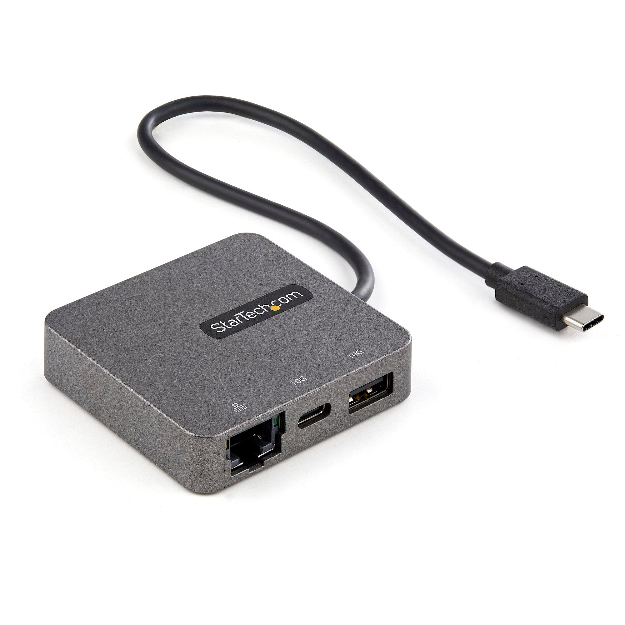 StarTech USB-C Multiport Adapter, 4K, HDMI, VGA, GbE, USB, Single Display, 3Yr
