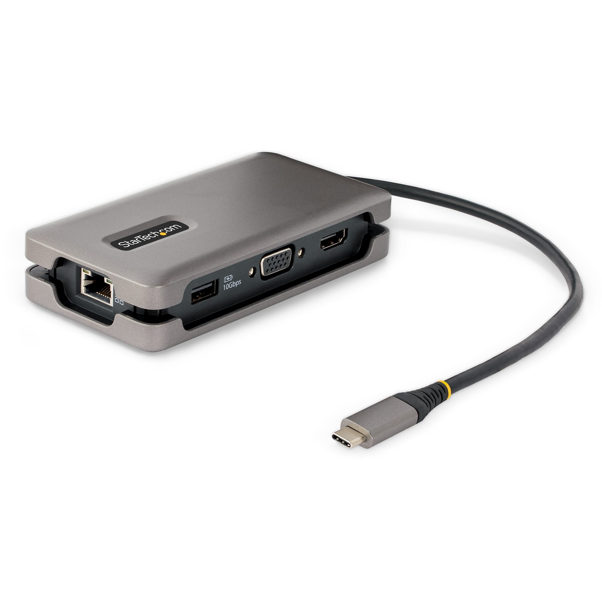 StarTech USB-C Multiport Adapter, 4K HDMI/VGA Mini Laptop Travel Dock 3 Yr