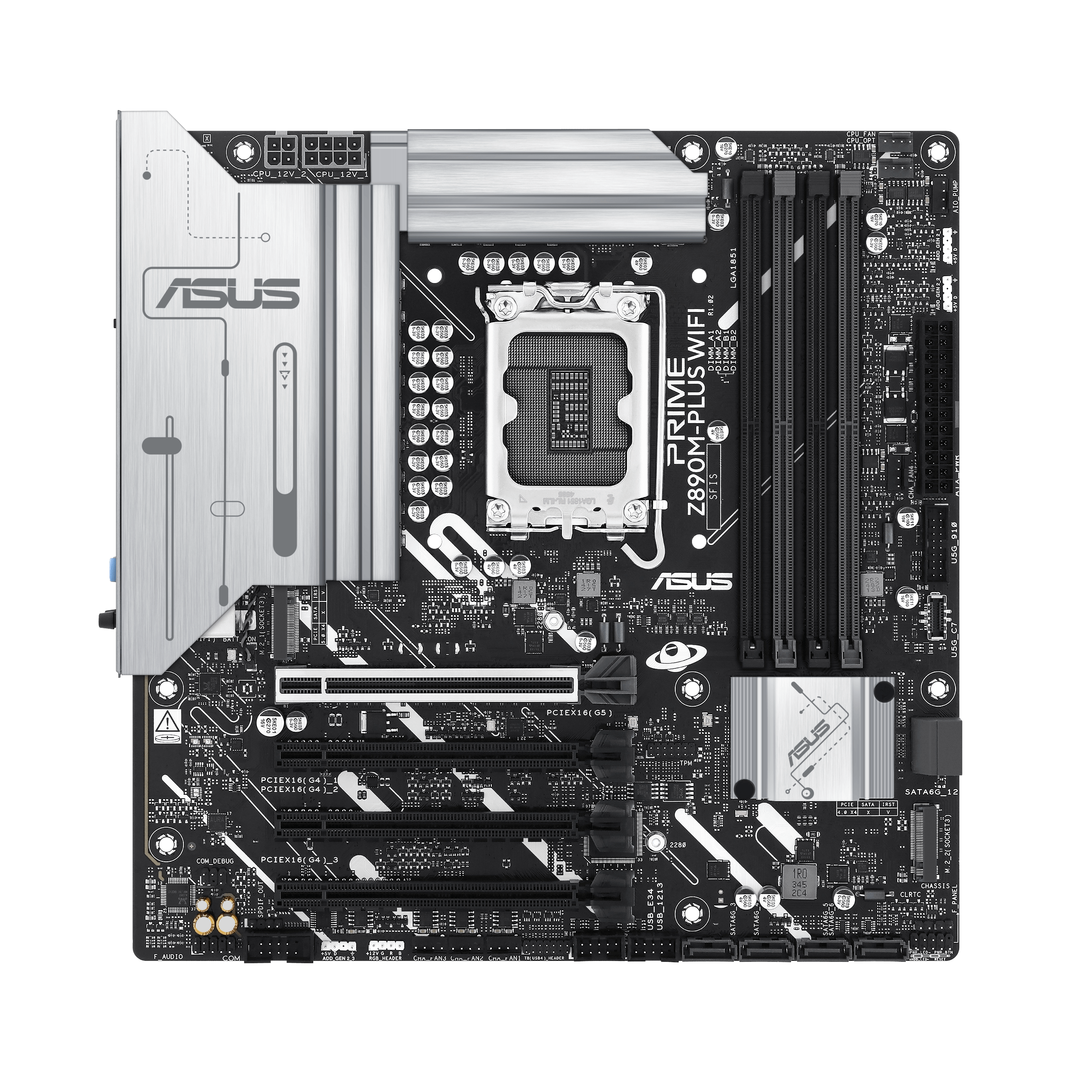ASUS PRIME Z890M-PLUS WIFI-CSM LGA1851 mATX Motherboard