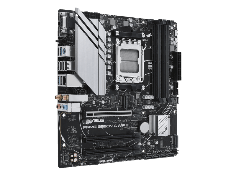 ASUS PRIME B650M-A WIFI II CSM AM5 DDR5 mATX Motherboard