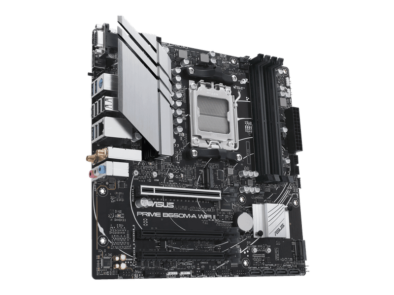 ASUS PRIME B650M-A WIFI II CSM AM5 DDR5 mATX Motherboard