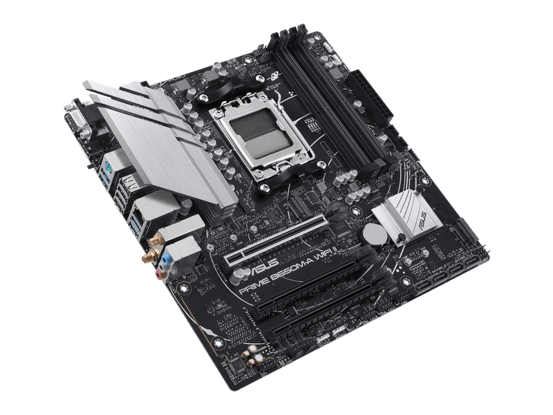 ASUS PRIME B650M-A WIFI II CSM AM5 DDR5 mATX Motherboard