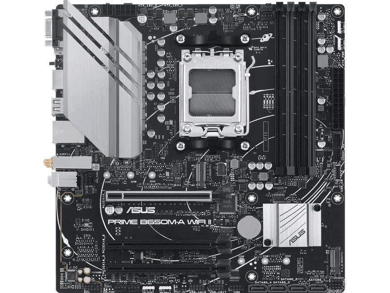 ASUS PRIME B650M-A WIFI II CSM AM5 DDR5 mATX Motherboard