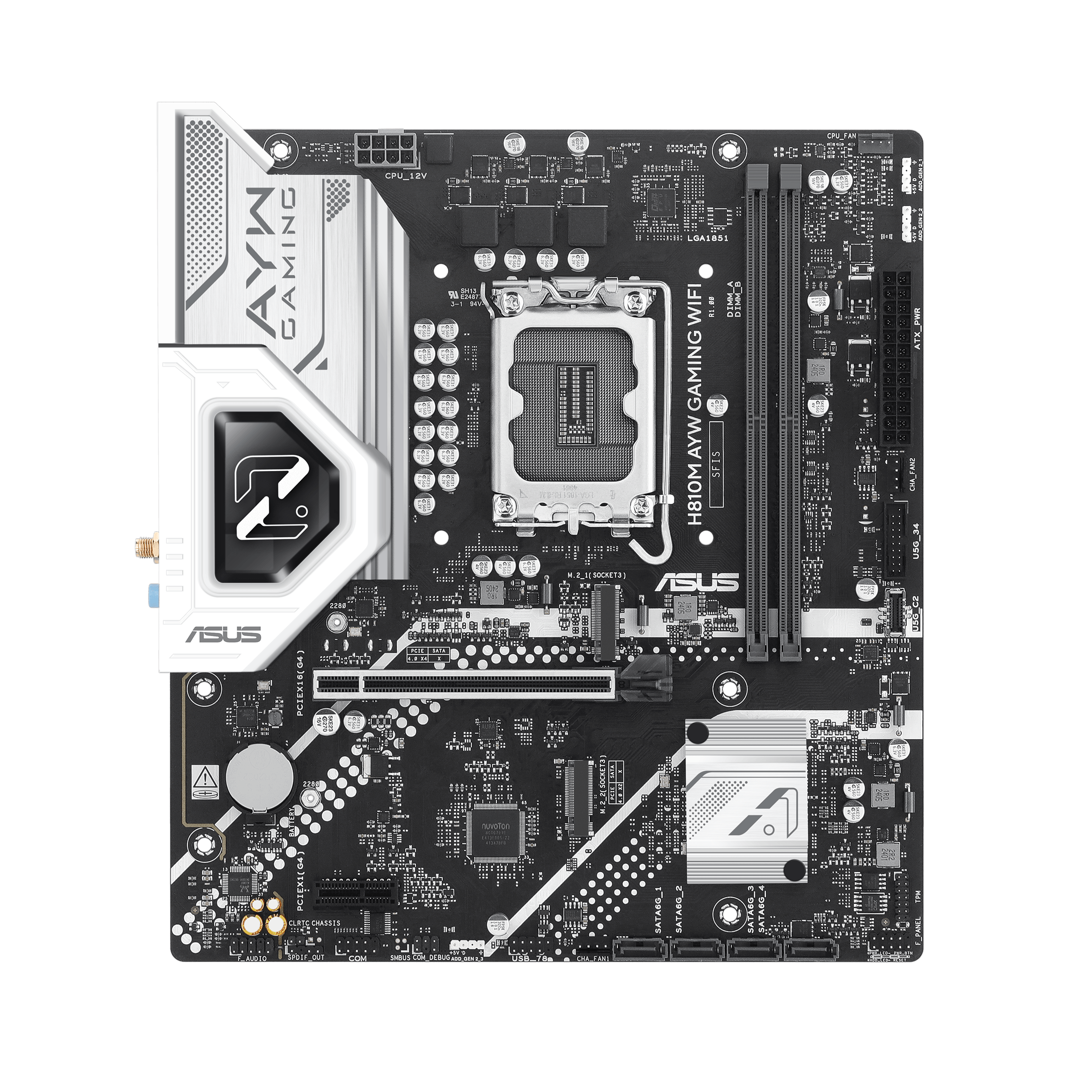 ASUS H810M AYW GAMING WIFI-CSM Micro-ATX Motherboard