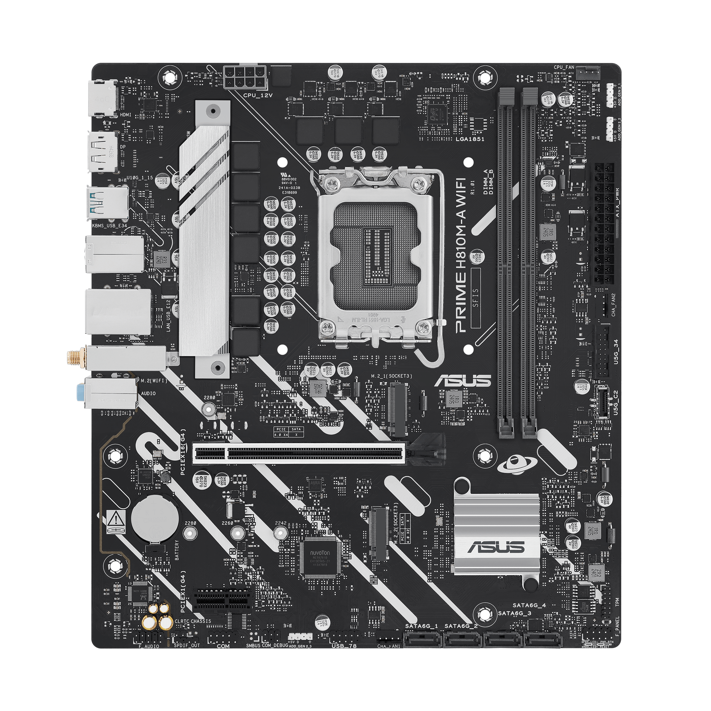 ASUS PRIME H810M-A WIFI-CSM Micro-ATX Motherboard