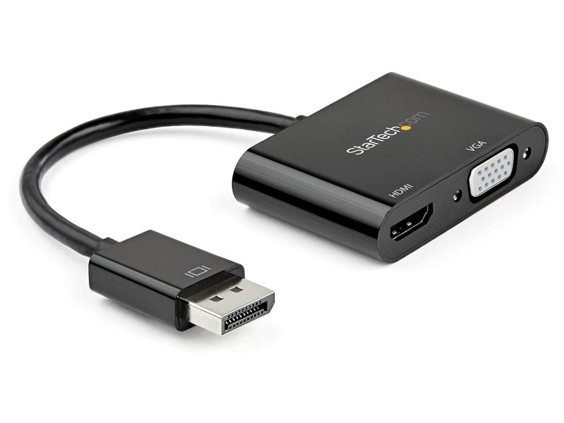 StarTech DP to HDMI VGA Adapter Converter - HDMI 2.0 4K 60Hz 3 Yr