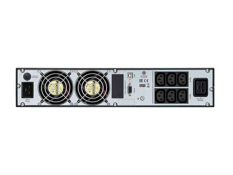 APC Easy UPS On-Line, 3kVA/2400W, Rackmount 2U UPS with Intelligent Card Slot SRV3KRIRK