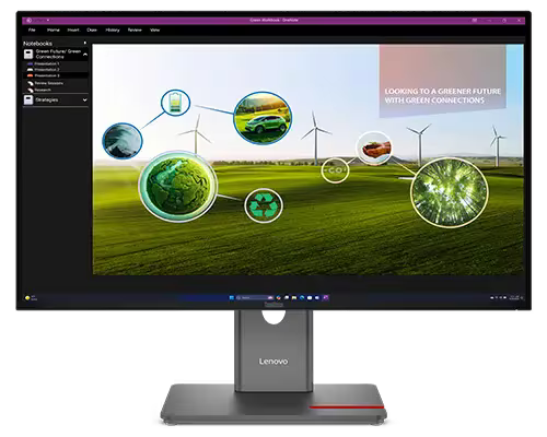 Lenovo ThinkVision P27Q-40 27" QHD 120Hz USB Hub Monitor 64A7GAR6AU