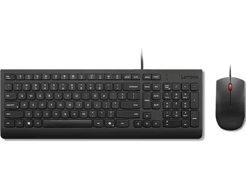 Lenovo Essential Wired Keyboard & Mouse Combo with Copilot Key - 4X31R64400
