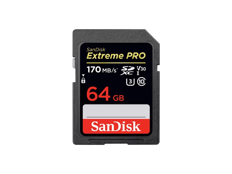 SanDisk 64GB Extreme PRO 4K UHD Class 30 Memory Card - 170MB/s SDSDXXY-064G-GN4IN