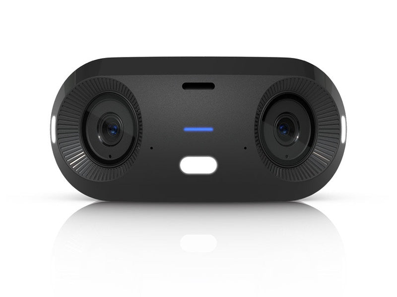 Ubiquiti G6 180, White, Indoor/Outdoor Dual Sensor 16MP 20 FPS PoE+ Camera, Multi-TOPS AI Engine, Panoramic 180° Coverage.