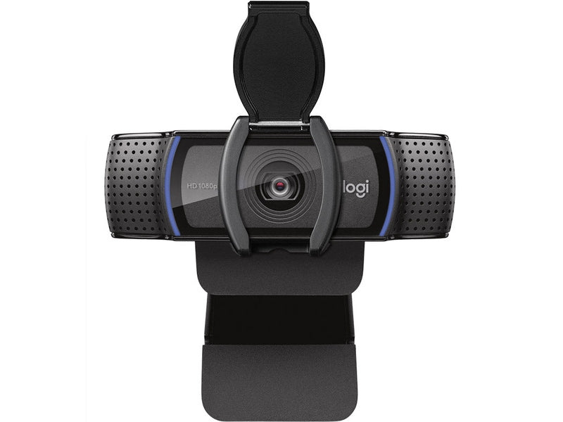 Logitech C920e Business Webcam for Pro Quality Meetings Brown box