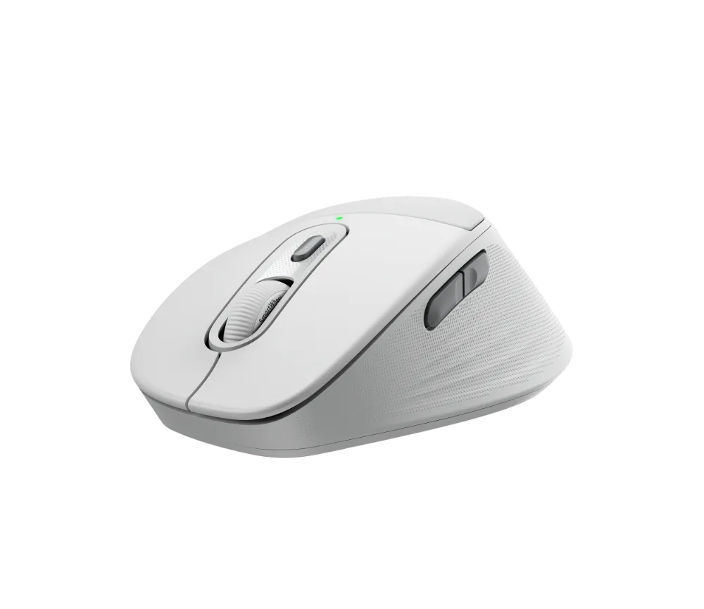 Logitech M850 L Signature Comfort Plus Wireless Bluetooth Mouse - Off White