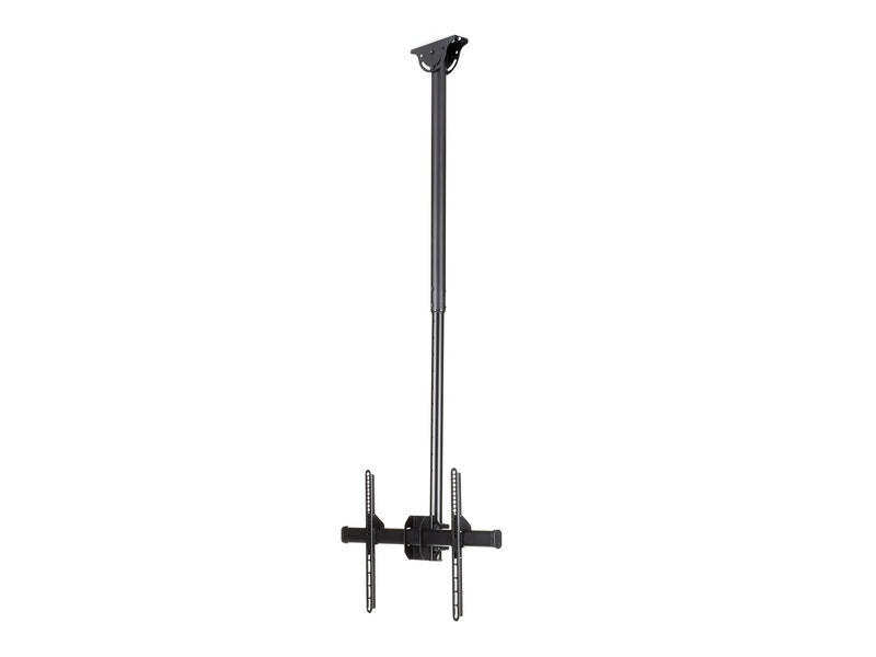 StarTech TV Ceiling Mount - Full-Motion Universal Hanging Single Screen Mount with Adjustable Telescopic Pole - Tilt / Swivel - VESA Bracket for 32”-75" Displays