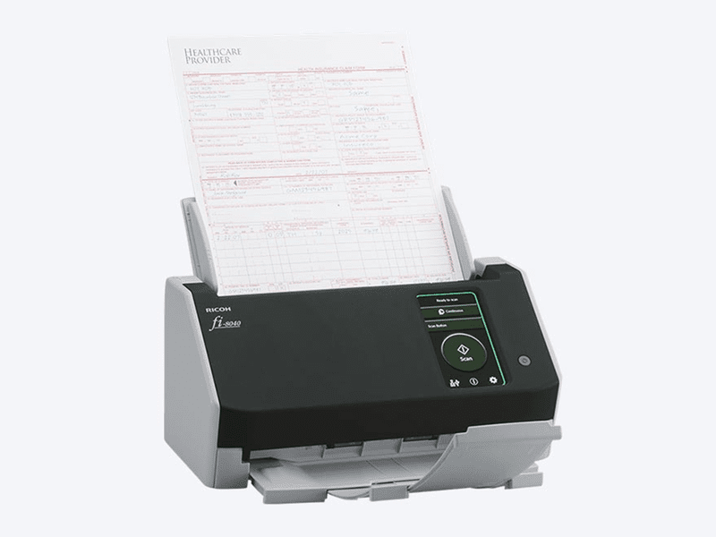Fujitsu RICOH FI-8040 Document Scanner up to 40 PPM